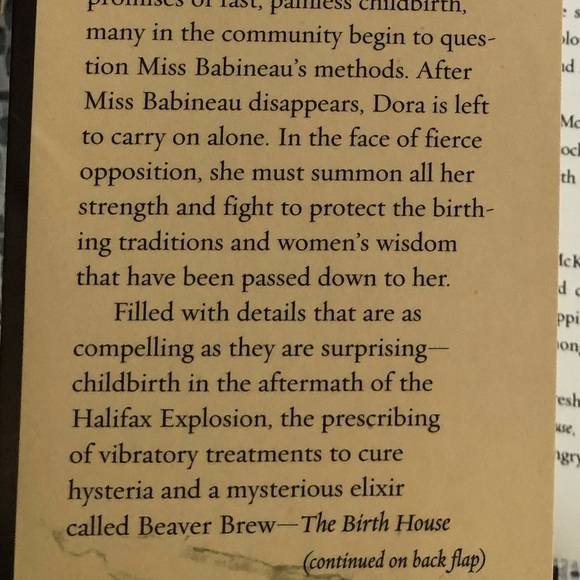 The Birth House by Ami McKay softcover novel 2007 - Picture 3 of 9